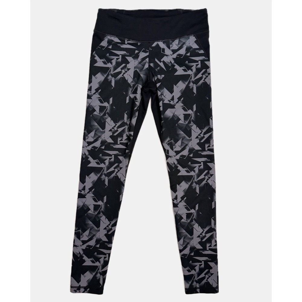 Under Armour Geometric Heat‎ Gear Leggings Women's Small Athletic Athlesiure